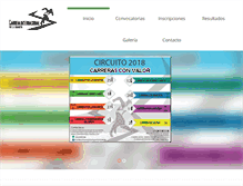 Tablet Screenshot of carreraporlaeucaristia.com
